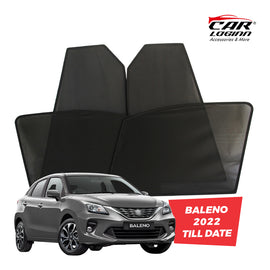 Maruti Suzuki Baleno Magnetic Window Curtain/Car Sunshades - 4 Pieces