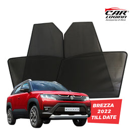 Maruti Suzuki Brezza Magnetic Window Curtain/Car Sunshades - 4 Pieces