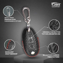 Load image into Gallery viewer, Carloginn PU-3D Leather Key Case for Maruti Suzuki 2 Button Smart Key
