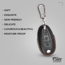 Load image into Gallery viewer, Carloginn PU-3D Leather Key Case for Maruti Suzuki 2 Button Smart Key