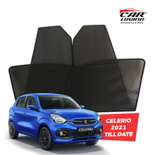 Load image into Gallery viewer, Maruti Suzuki Celerio Magnetic Window Curtain/Car Sunshades - 4 Pieces