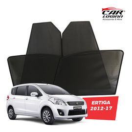 Maruti Suzuki Ertiga Magnetic Window Curtain/Car Sunshades - 6 Pieces