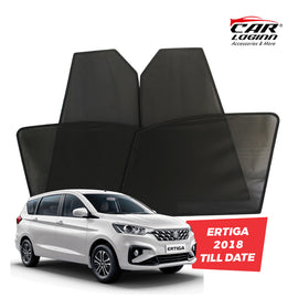 Maruti Suzuki Ertiga Magnetic Window Curtain/Car Sunshades - 6 Pieces
