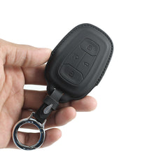 Load image into Gallery viewer, Carloginn PU-3D Leather Key Case for TATA 4 Button Smart Key