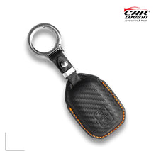 Load image into Gallery viewer, Carloginn PU-3D Leather Key Case for Maruti Suzuki 2 Button Smart Key