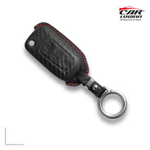 Load image into Gallery viewer, Carloginn PU-3D Leather Key Case for TATA 3 Button Flip Key