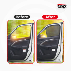Tata Nexon Half Window Curtain/Car Sunshades - 4 Pieces