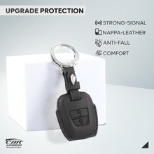 Load image into Gallery viewer, Carloginn PU-3D Leather Key Case for Hyundai Grand i10 | New Santro (2 Button Key)