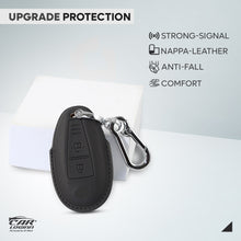 Load image into Gallery viewer, Carloginn PU-3D Leather Key Case for Maruti Suzuki 2 Button Smart Key