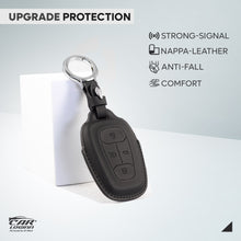 Load image into Gallery viewer, Carloginn PU-3D Leather Key Case for TATA 4 Button Smart Key