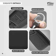 Load image into Gallery viewer, Carloginn PU-3D Leather Key Case for Skoda/Volkswagen 3 Button Flip Key