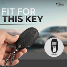 Load image into Gallery viewer, Carloginn PU-3D Leather Key Case for Maruti Suzuki 2 Button Smart Key