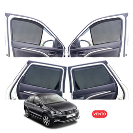 Volkswagen Vento Half Window Curtain/Car Sunshades - 4 Pieces