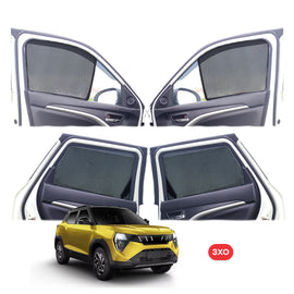 Mahindra 3XO Half Window Curtain/Car Sunshades - 4 Pieces