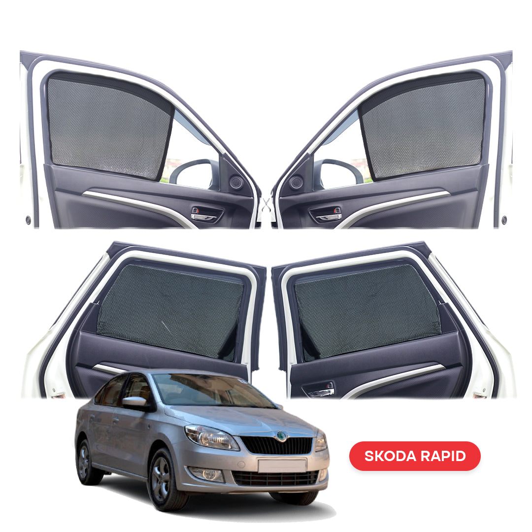 Skoda Rapid Half Window Curtain Car Sunshades Carloginn skoda-rapid-half-window-curtain-car-sunshades-carloginn