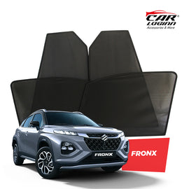 Maruti Suzuki Fronx Magnetic Window Curtain/Car Sunshades - 4 Pieces