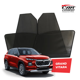 Maruti Suzuki Grand Vitara Magnetic Window Curtain/Car Sunshades - 6 Pieces