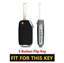 Load image into Gallery viewer, Metal Leather Key case for Kia Seltos 2023 Facelift | Carens X Line | Sonet Facelift - 3 Button