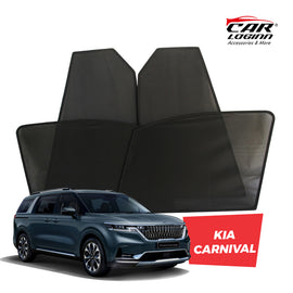 Kia Carnival  Magnetic Window Curtain/Car Sunshades - 6 Pieces