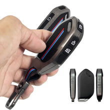 Load image into Gallery viewer, Metal Silicon Car KeyCover for New Seltos 2026 | Syros | EV6 EV9 - 4 Button Smart Key