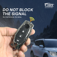 Load image into Gallery viewer, Premium Metal Black Transformer Series Soft Silicon Key Cover for Nissan X-Trail | Sunny | Terrano | Magnite Smart Key