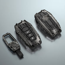 Load image into Gallery viewer, Premium Metal Black Transformer Series Soft Silicon Key Cover for TOYOTA 3 Button Smart Key