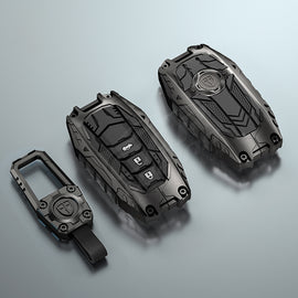 Premium Metal Black Transformer Series Soft Silicon Key Cover for TOYOTA 3 Button Smart Key