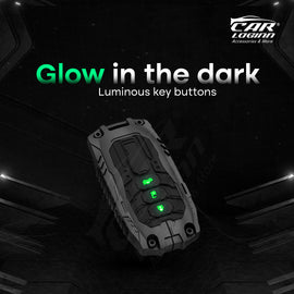 Premium Metal Black Transformer Series Soft Silicon Key Cover for Honda 3 Button Smartkey