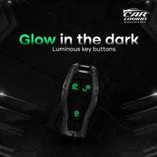 Load image into Gallery viewer, Premium Metal Black Transformer Series Soft Silicon Key Cover for Mercedes-Benz 3 Button Smartkey