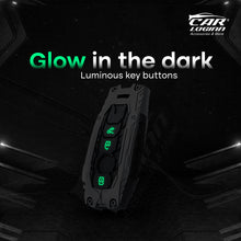 Load image into Gallery viewer, Premium Metal Black Transformer Series Soft Silicon Key Cover for Mercedes-Benz 3 Button Smartkey