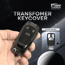Load image into Gallery viewer, Premium Metal Black Transformer Series Soft Silicon Key Cover for New Model Audi A3 | A4 | A5 | Q3 | Q7 | Q5 | Q8