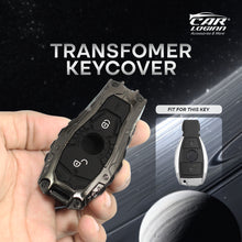 Load image into Gallery viewer, Premium Metal Black Transformer Series Soft Silicon Key Cover for Mercedes Benz GL Series | C – Class | S – Class | M – Class