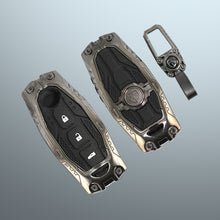 Load image into Gallery viewer, Premium Metal Black Transformer Series Soft Silicon Key Cover for Nissan X-Trail | Sunny | Terrano | Magnite Smart Key