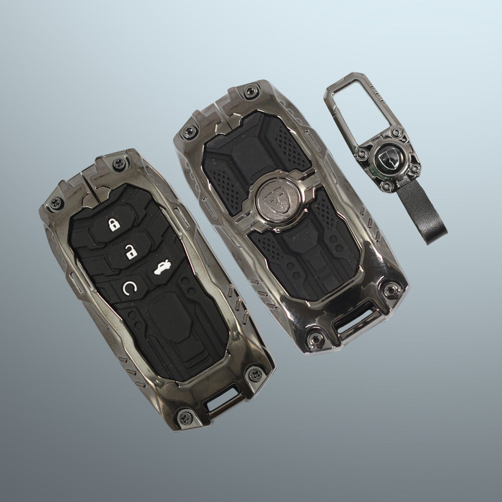 Premium Metal Black Transformer Series Soft Silicon Key Cover for New Honda Civic | New Amaze | New Honda city Smart key