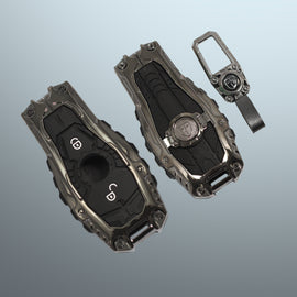 Premium Metal Black Transformer Series Soft Silicon Key Cover for Mercedes Benz GL Series | C – Class | S – Class | M – Class