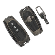 Load image into Gallery viewer, Premium Metal Black Transformer Series Soft Silicon Key Cover for FORD 3 Button Smart Key
