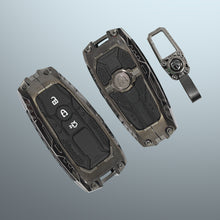 Load image into Gallery viewer, Premium Metal Black Transformer Series Soft Silicon Key Cover for FORD 3 Button Smart Key