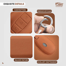 Load image into Gallery viewer, Carloginn PU-3D Leather Key Casefor Hyundai 3 Button Smart Key (PUSH START)