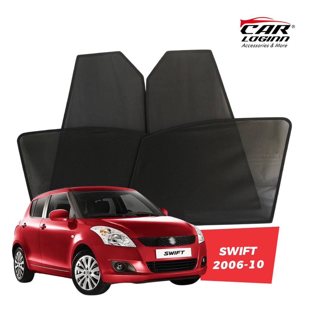 Maruti Suzuki Swift Magnetic Window Curtain/Car Sunshades - 4 Pieces