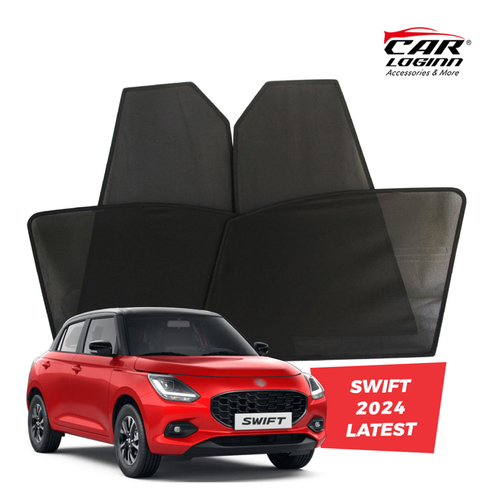 Maruti Suzuki Swift Magnetic Window Curtain/Car Sunshades - 4 Pieces