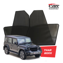 Load image into Gallery viewer, Mahindra Thar Magnetic Window Curtain/Car Sunshades - 4 Pieces