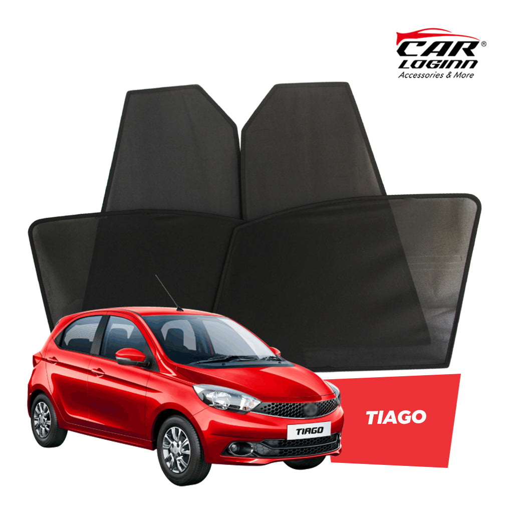 Tata Tiago Magnetic Window Curtain/Car Sunshades - 4 Pieces