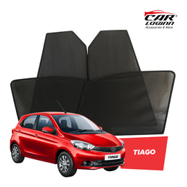 Tata Tiago Magnetic Window Curtain/Car Sunshades - 4 Pieces