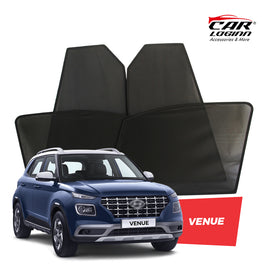 Hyundai Venue Magnetic Window Curtain/Car Sunshades - 4 Pieces