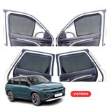 Maruti Suzuki Victoris Half Window Curtain/Car Sunshades - 6 Pieces