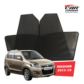 Maruti Suzuki WagonR Magnetic Window Curtain/Car Sunshades - 4 Pieces
